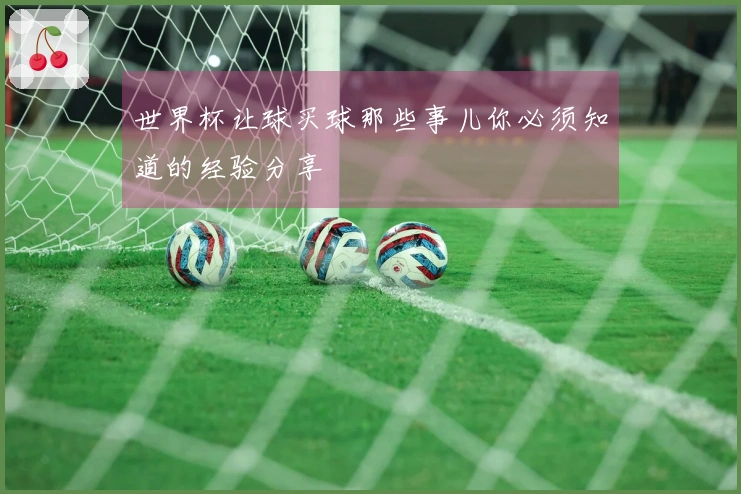 世界杯让球买球那些事儿你必须知道的经验分享